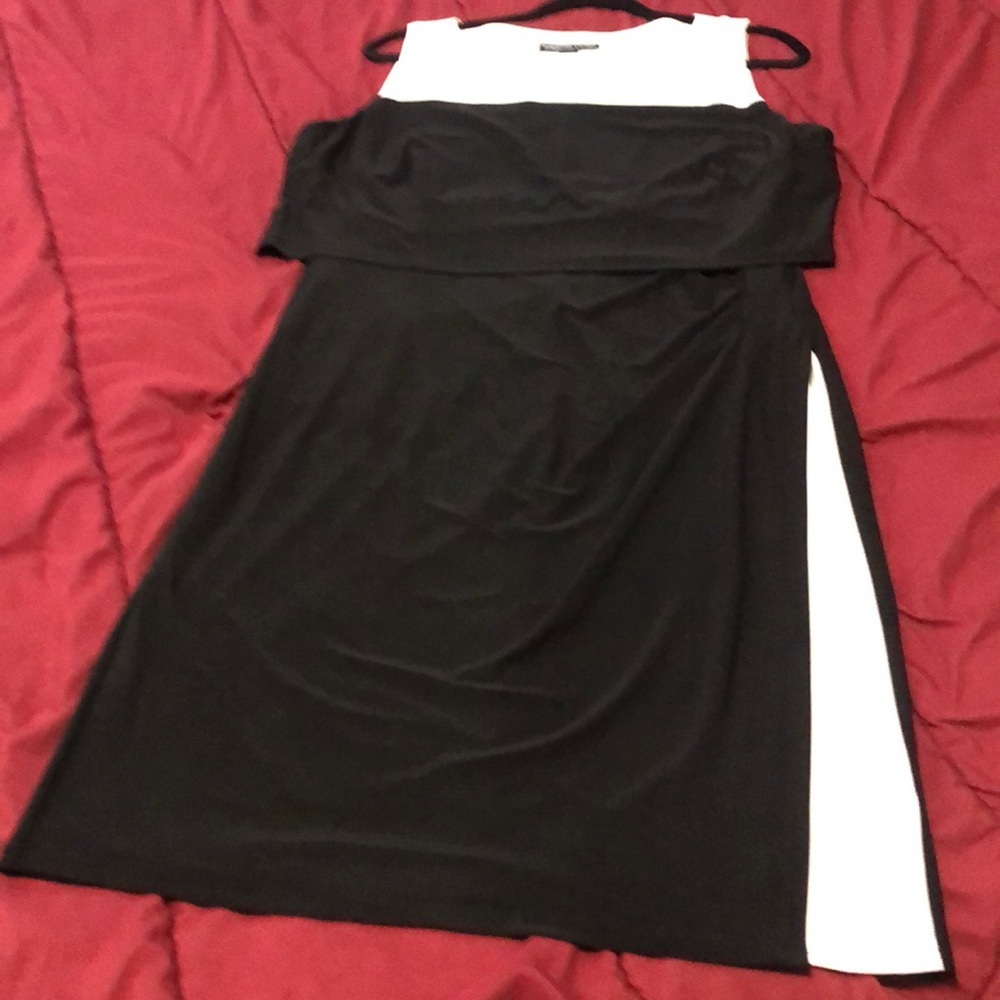 Semi formal knee high sleeveless dress - Picture 2 of 4